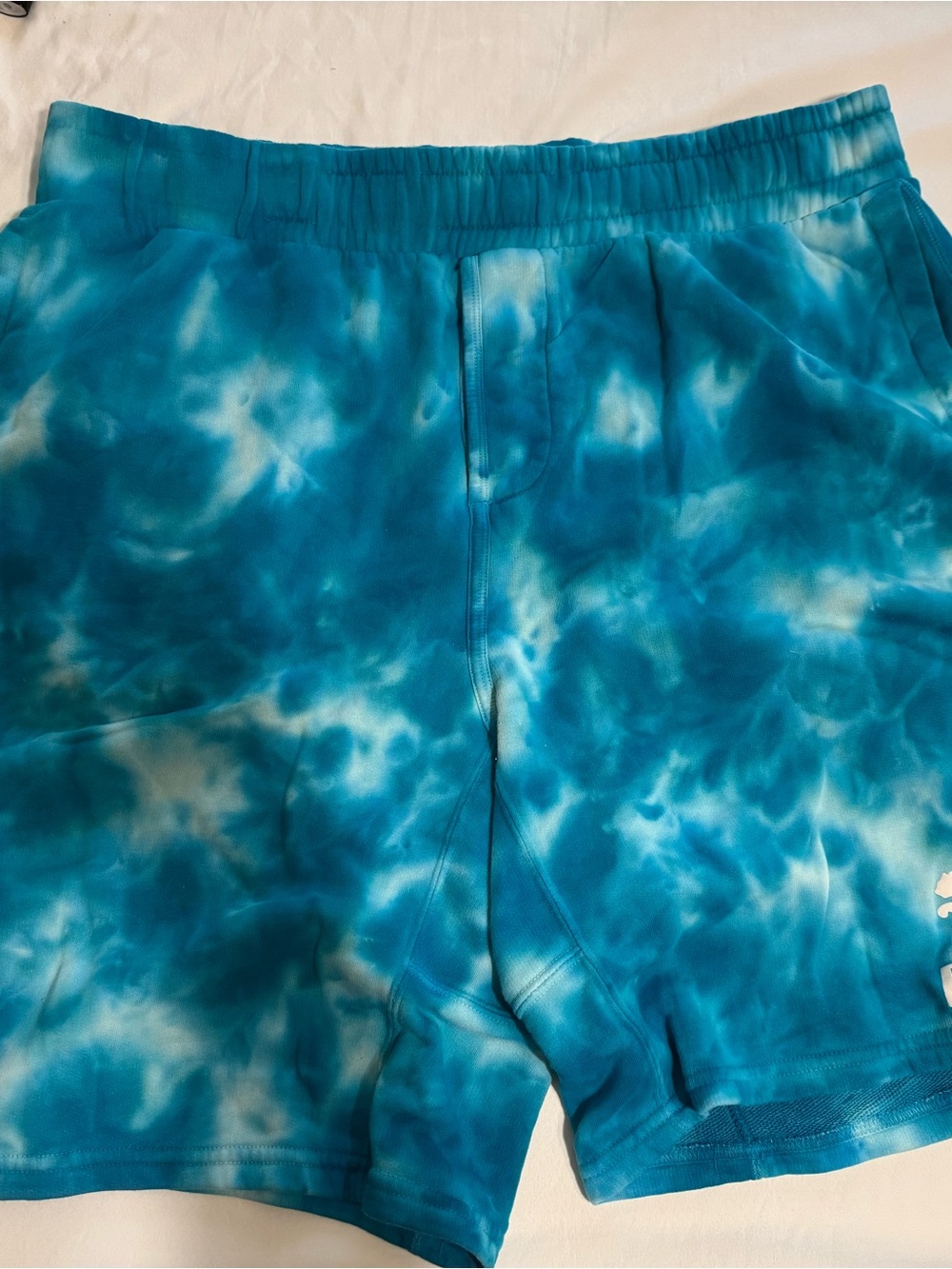 Men’s 2x PUMA Blue Tie-Dye Shorts